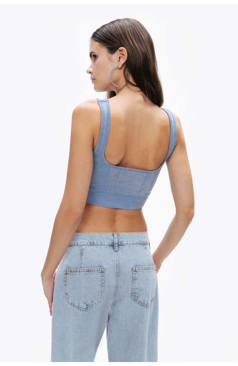 Nocturne Ribbed Crop Top, Alternate, color, 