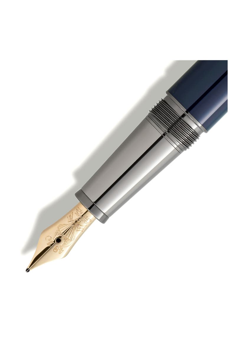 Meisterstück Around the World in 80 Days Doué Classique Fountain Pen, Alternate, color, BLUE