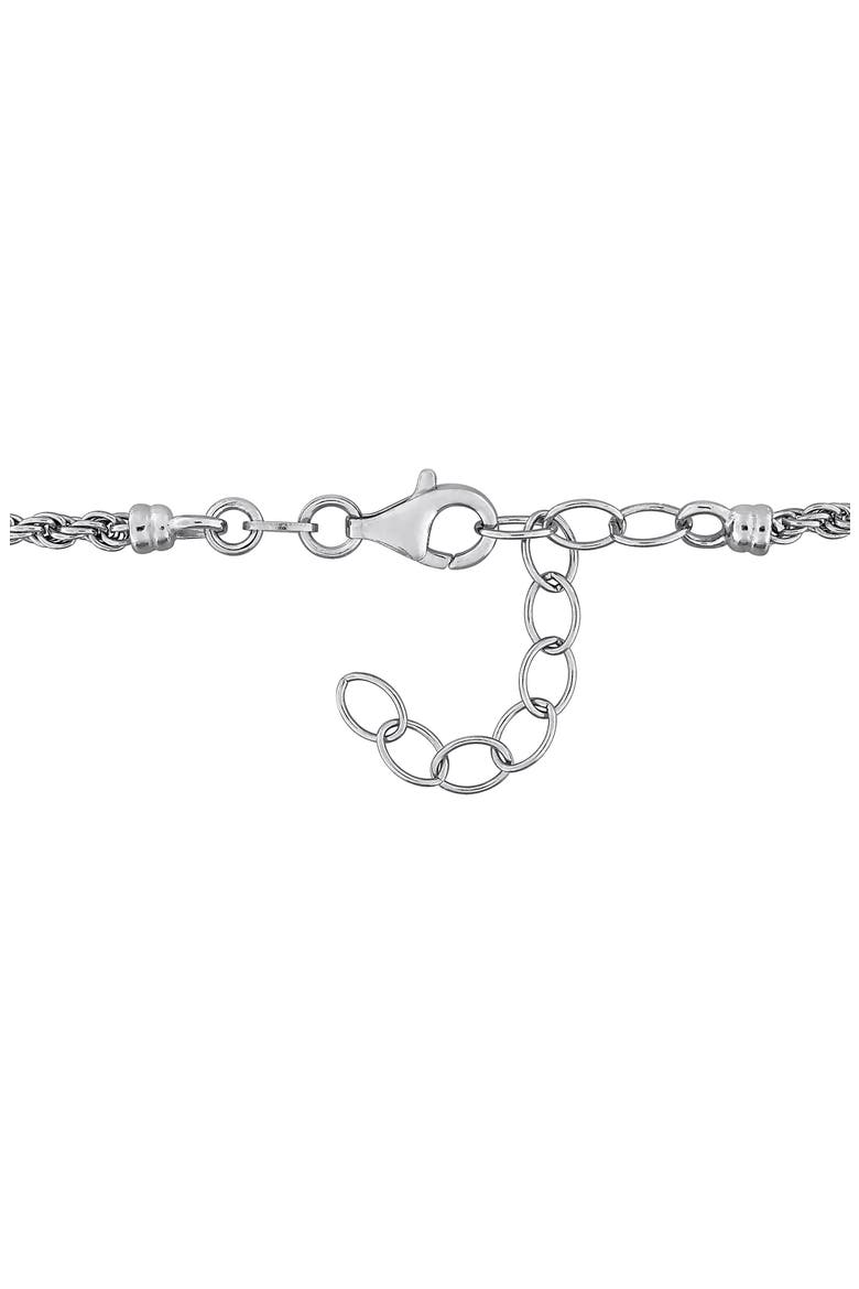 Sterling Silver 2.5mm Rope & 6mm Curb Chain Necklace, Alternate, color, SILVER