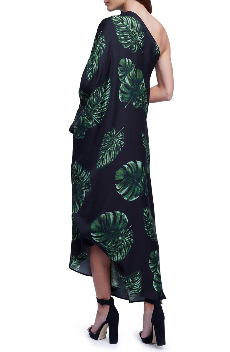 L'AGENCE Selena One-Shoulder Maxi Dress, Alternate, color,