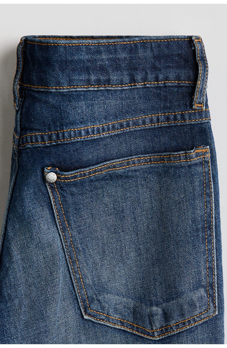 H&M Relaxed Tapered Fit Jeans, Alternate, color, Dark Denim Blue