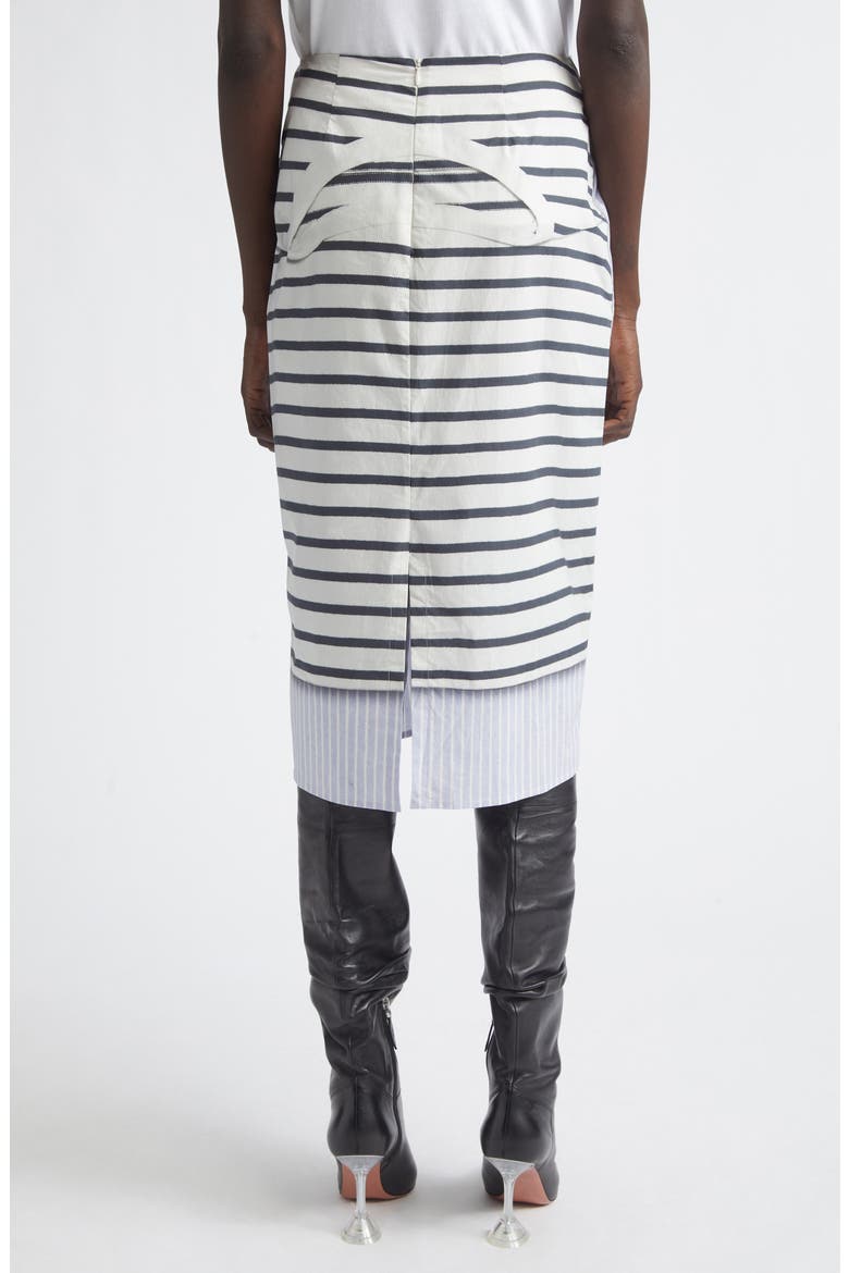 The Townes Layered Pencil Skirt, Alternate, color, TROMPE LOEIL