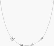 YOJ Kiss Necklace in Silver