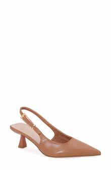 BERNESS Cassandra Slingback Kitten Heel Pump
