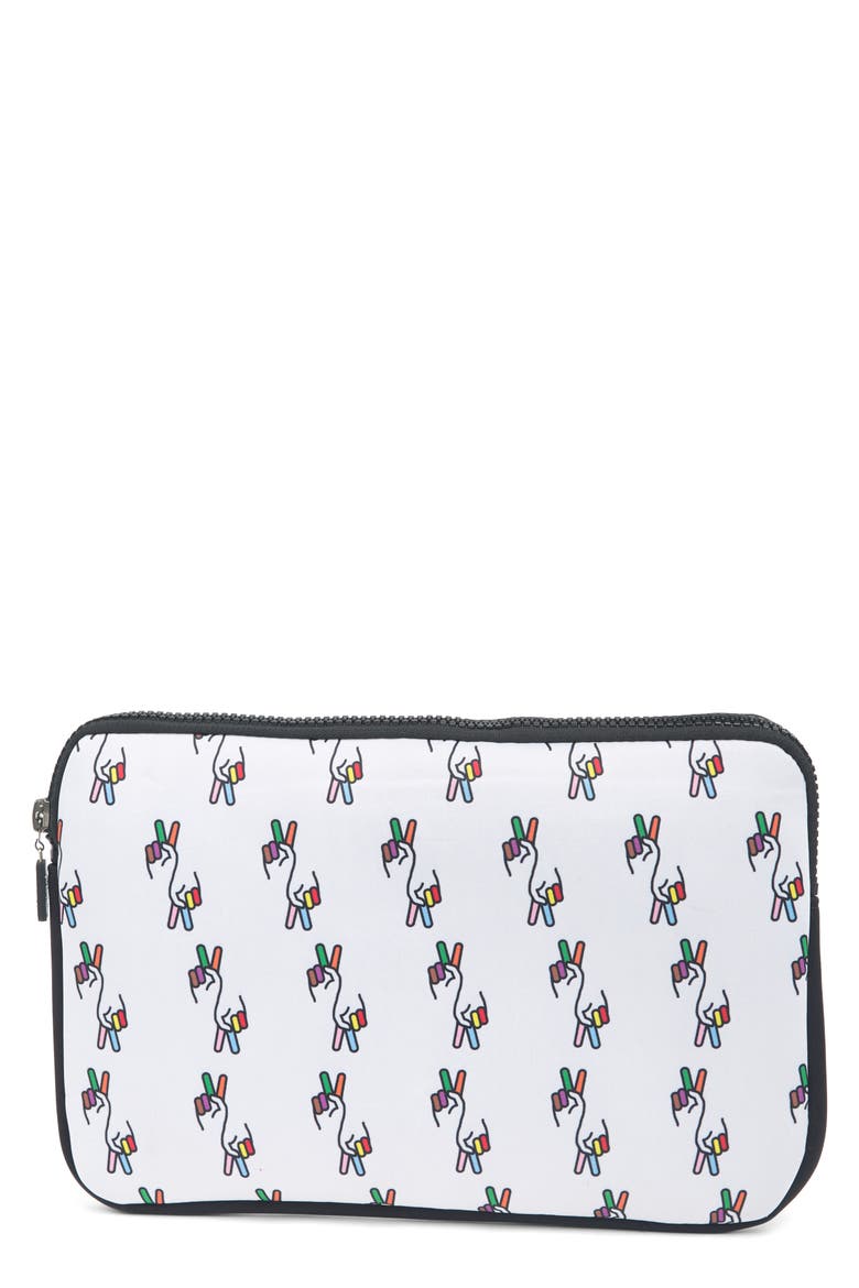 Pride Laptop Bag, Main, color, WHITE MULTI