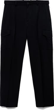 MANGO Slim Fit Thermolite® Pleated Cargo Pants