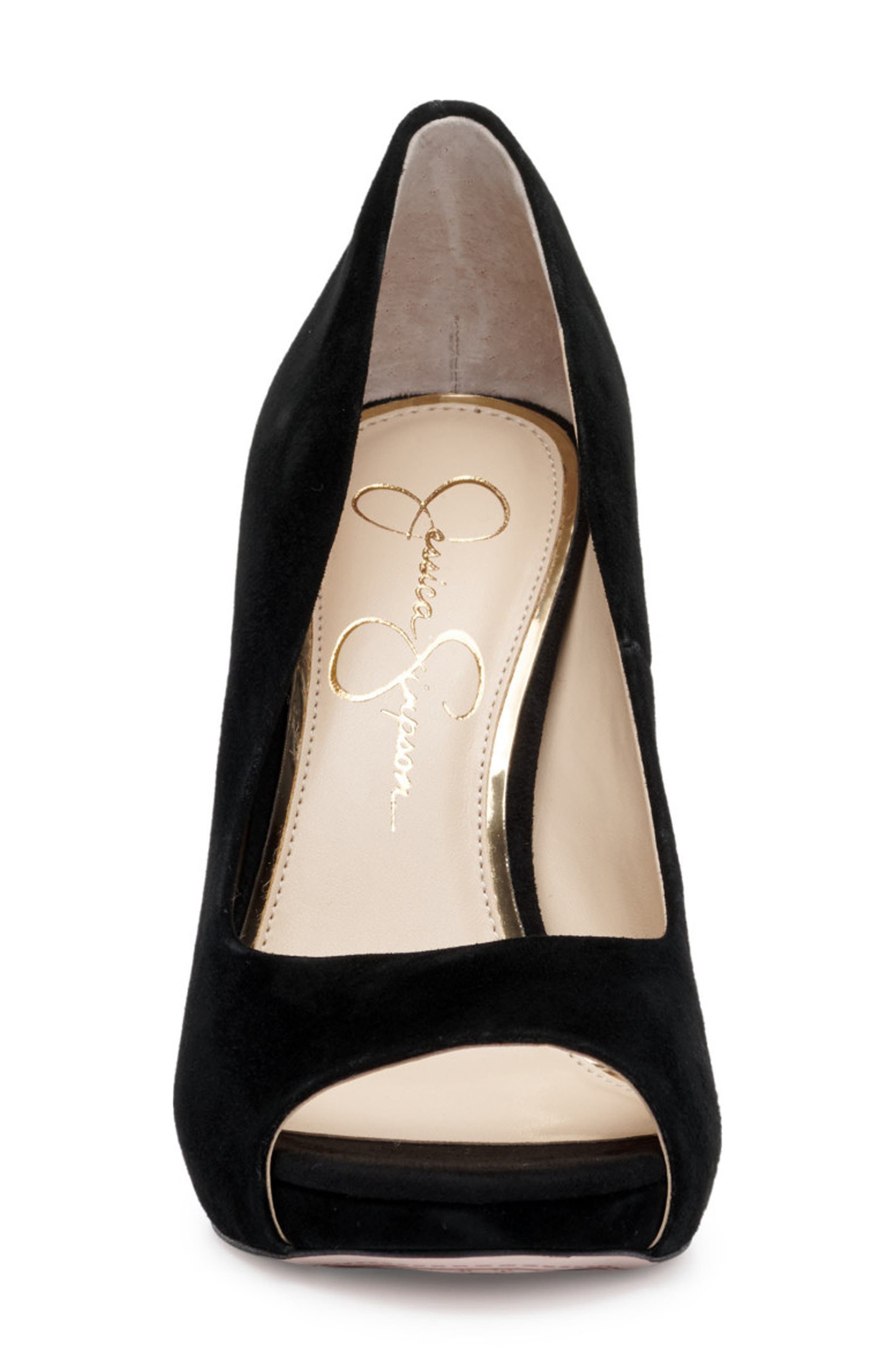 Jessica Simpson Felliey Peep Toe Pump, Alternate, color, 