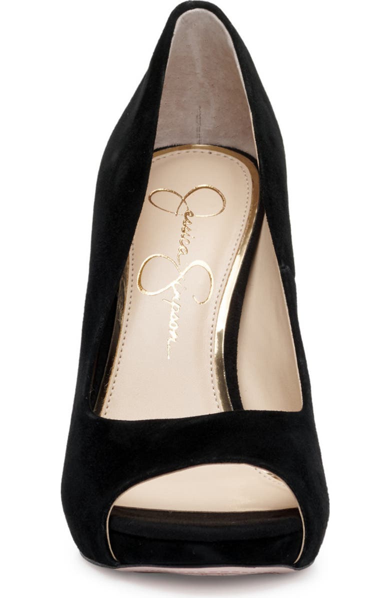 Jessica Simpson Felliey Peep Toe Pump, Alternate, color,