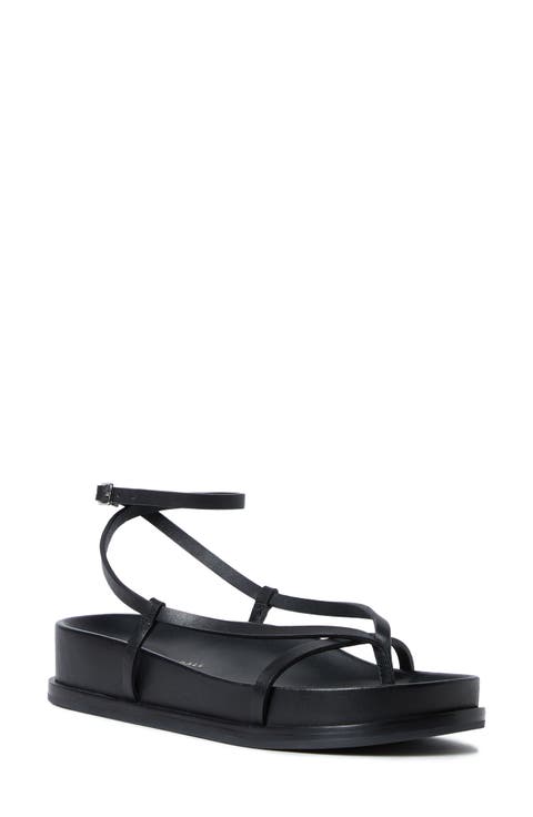<p>Sonny Leather Ankle Wrap Sandal (Women) </p>