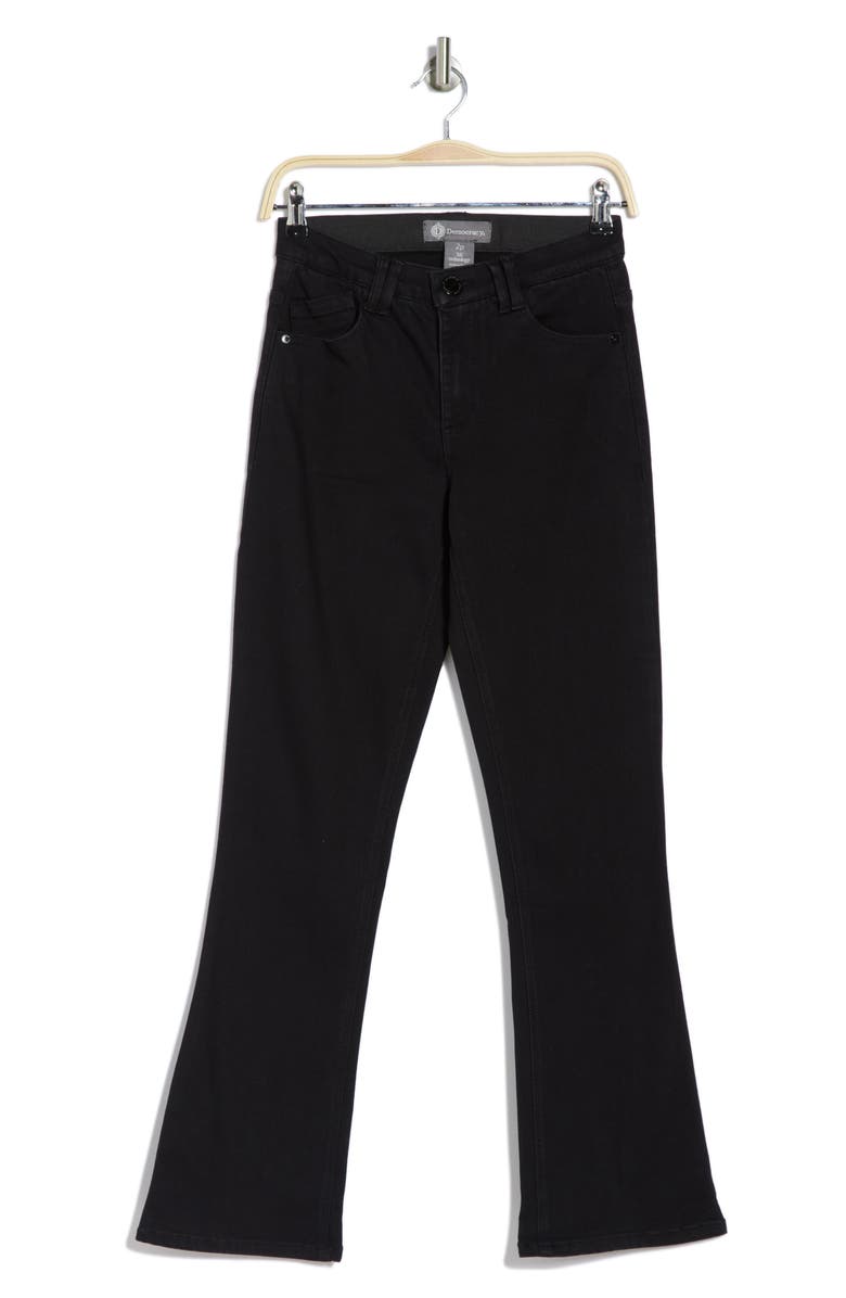 Democracy Rhinestone Pocket Itty Bitty Bootcut Jeans, Alternate, color, Black