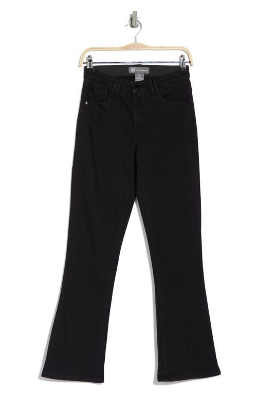 Democracy Rhinestone Pocket Itty Bitty Bootcut Jeans In Black