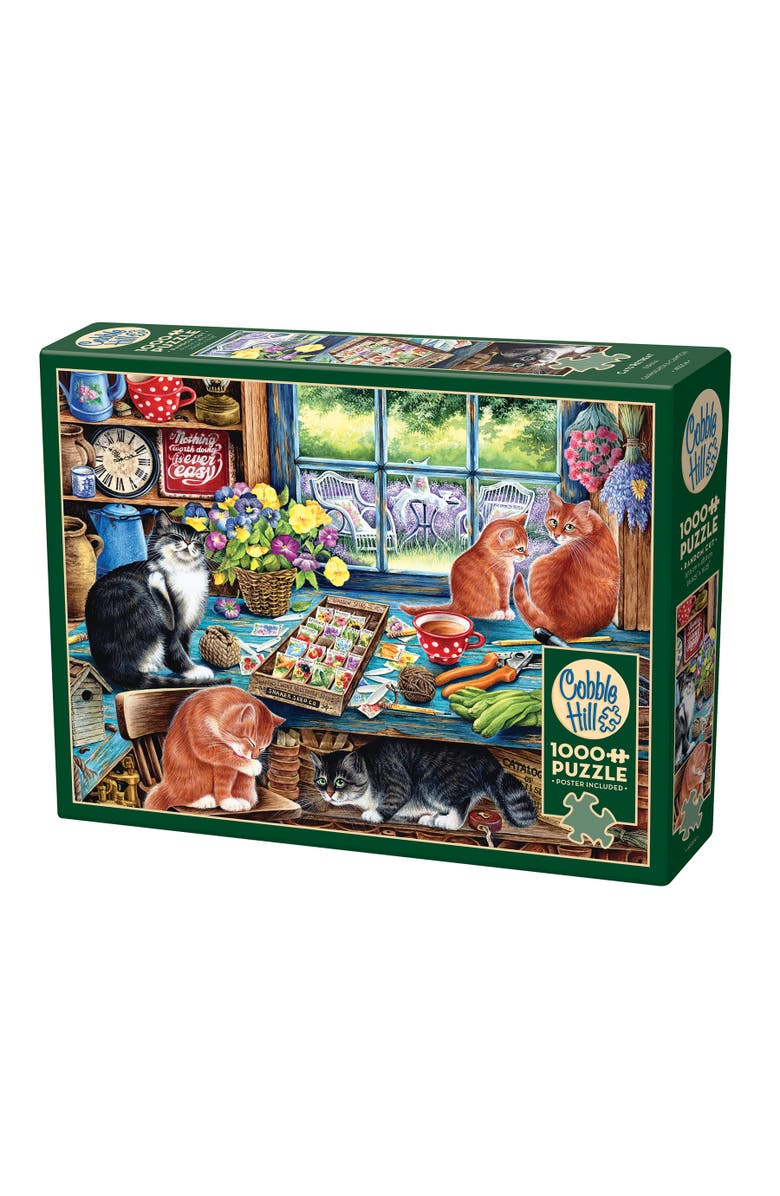 Cobble Hill Cats Retreat 1000 Piece Puzzle, Main, color, Multicolored