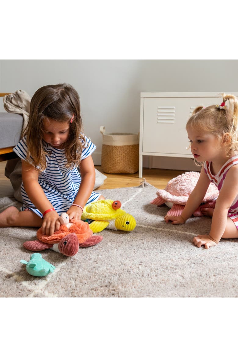 Sea Turtle Mom & Her Baby (Medium) - Secret Keeper Plush Toy, Eco-Friendly, Soft & Washable, Alternate, color, Terracotta