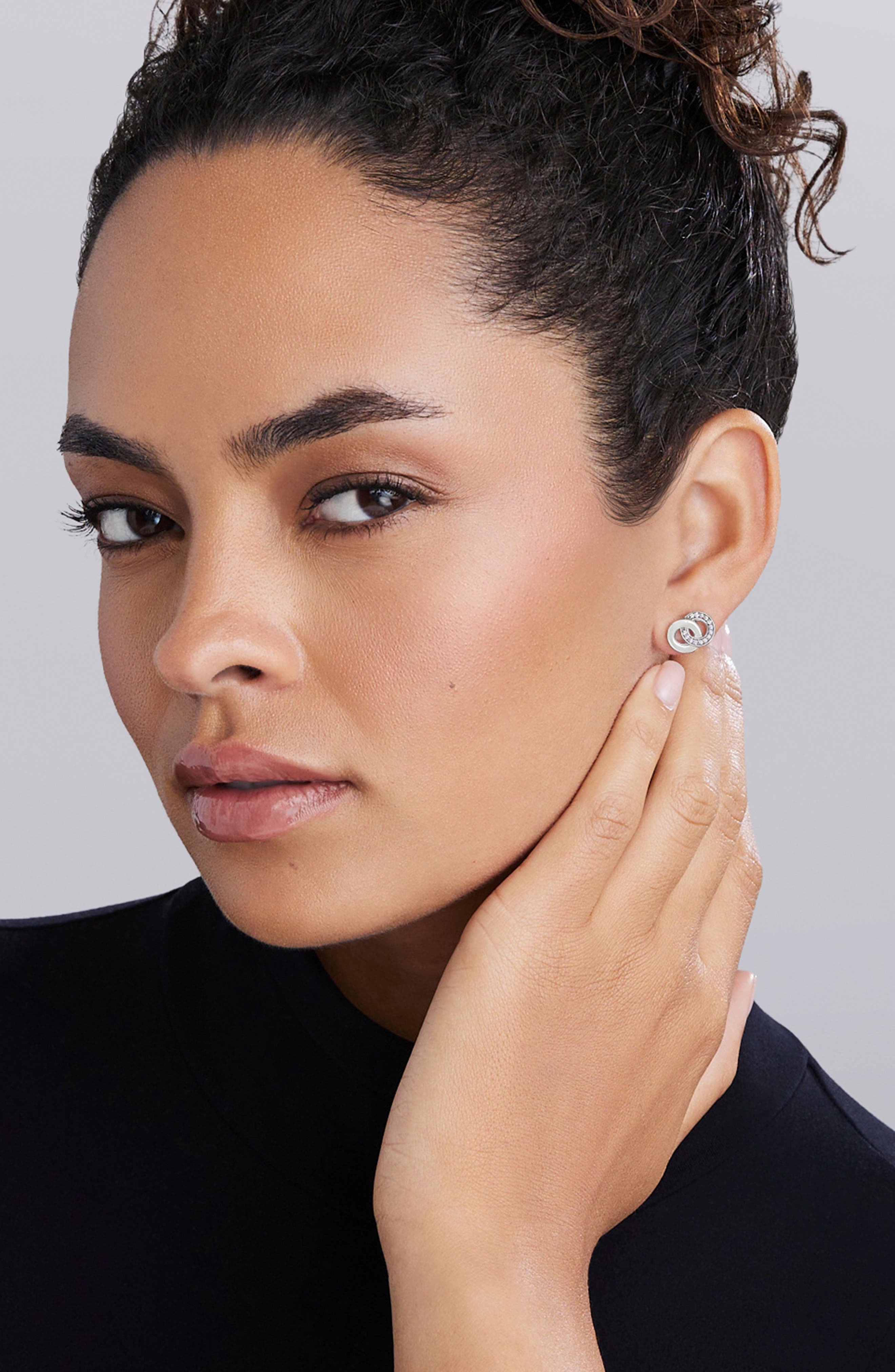 LAGOS Signature Interlocking Diamond Stud Earrings (Women) | Nordstrom