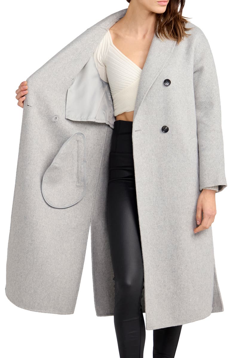 Belle & Bloom Guest List Oversized Double Breasted Wool Blend Coat, Alternate, color,