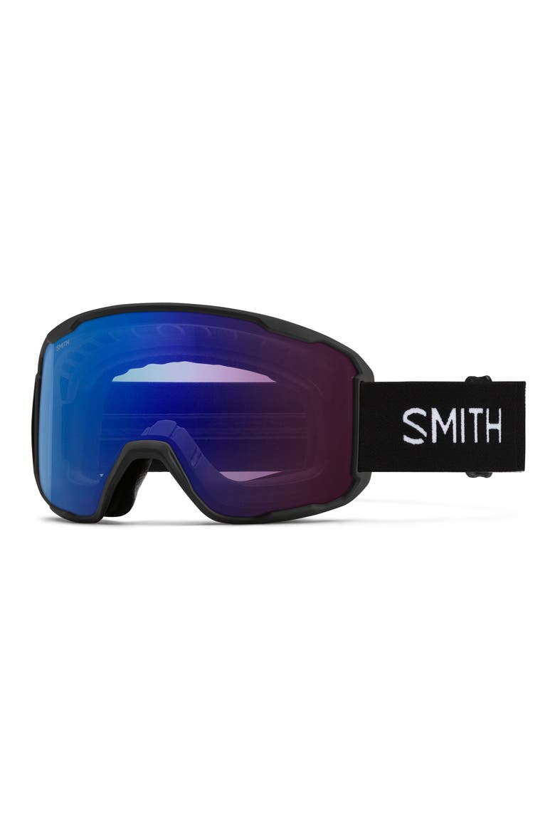 Preview ChromaPop™ Low Bridge Snow Goggles, Main, color, BLACK/ PHOTOCHROMIC ROSE FLASH