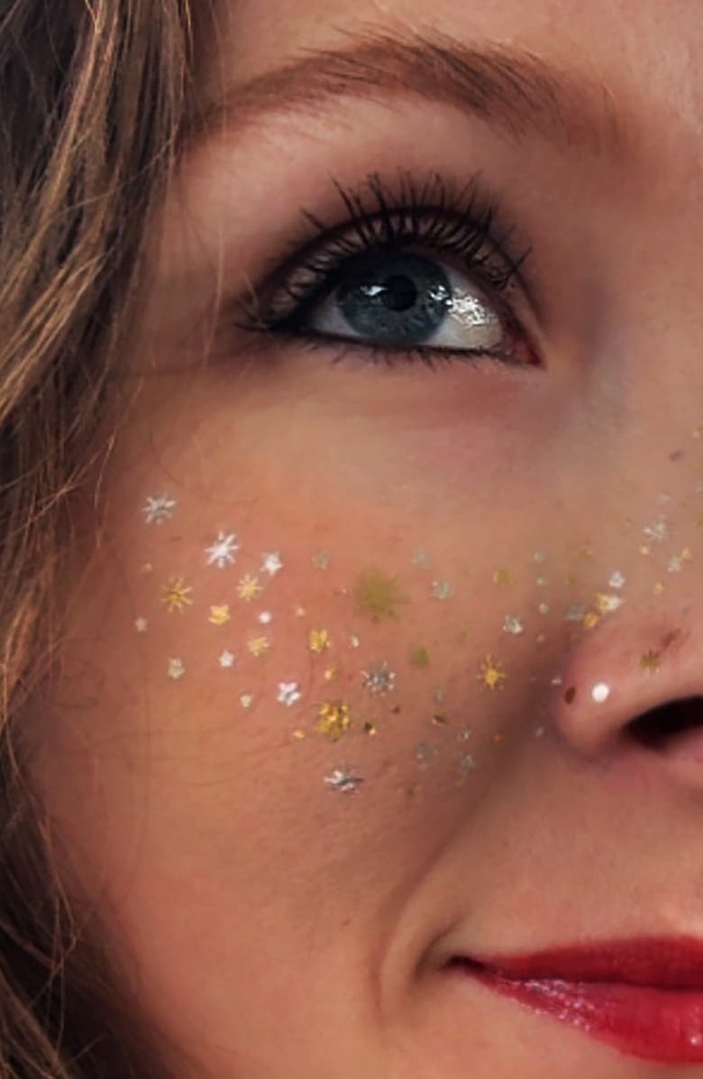 Sunshine 
Glitter Kids
 Star Light Star Bright Temporary Tattoos, Alternate, color, Gold