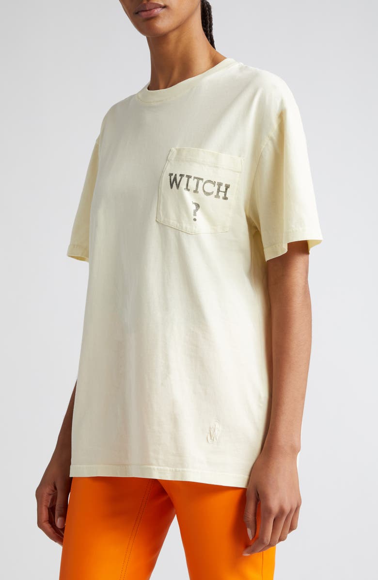 JW Anderson x Michael Clark Witch Graphic T-Shirt, Alternate, color, Cream