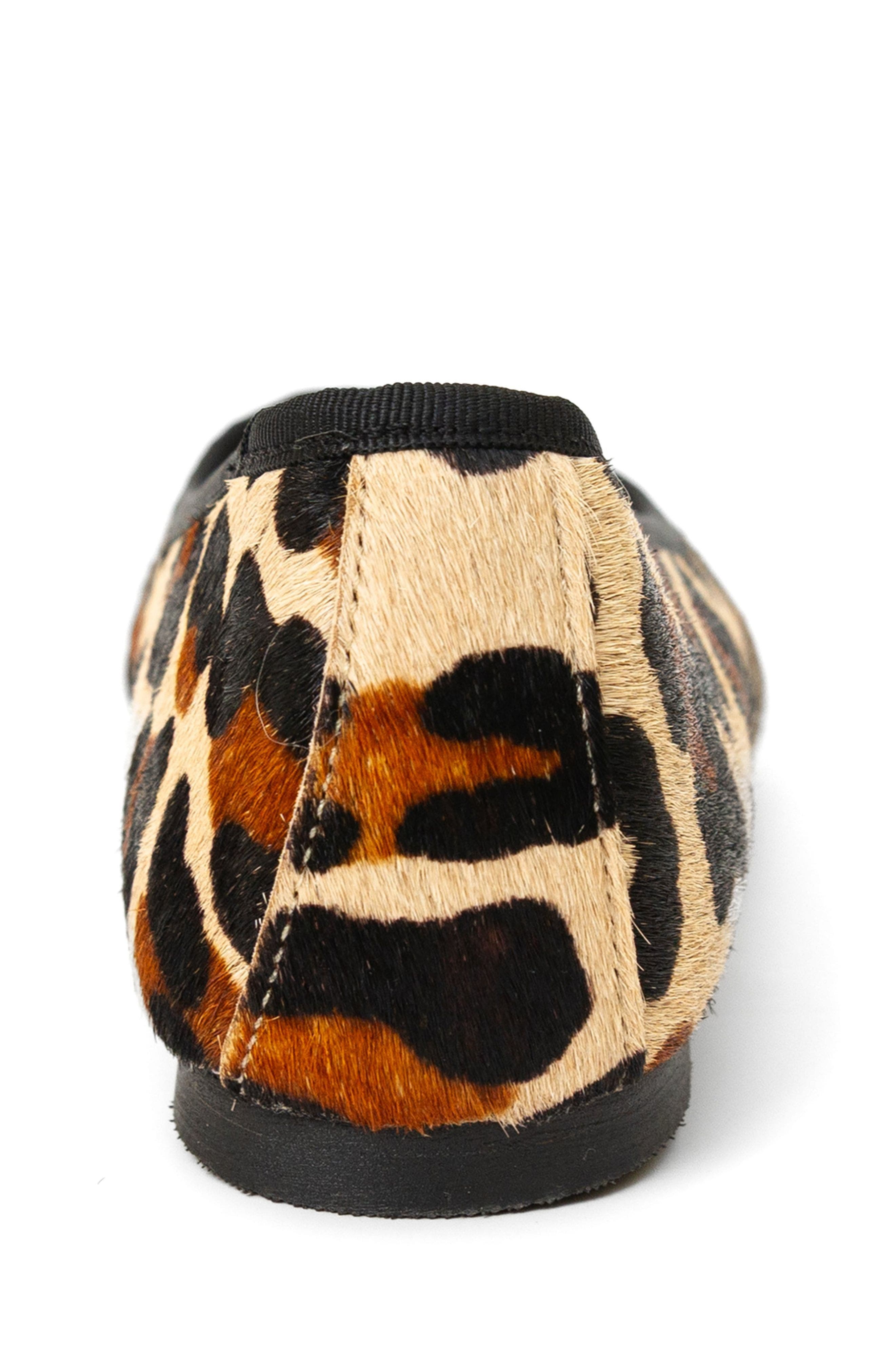 Menina Step Sandrine Ballet Flat, Alternate, color, Leopard Print