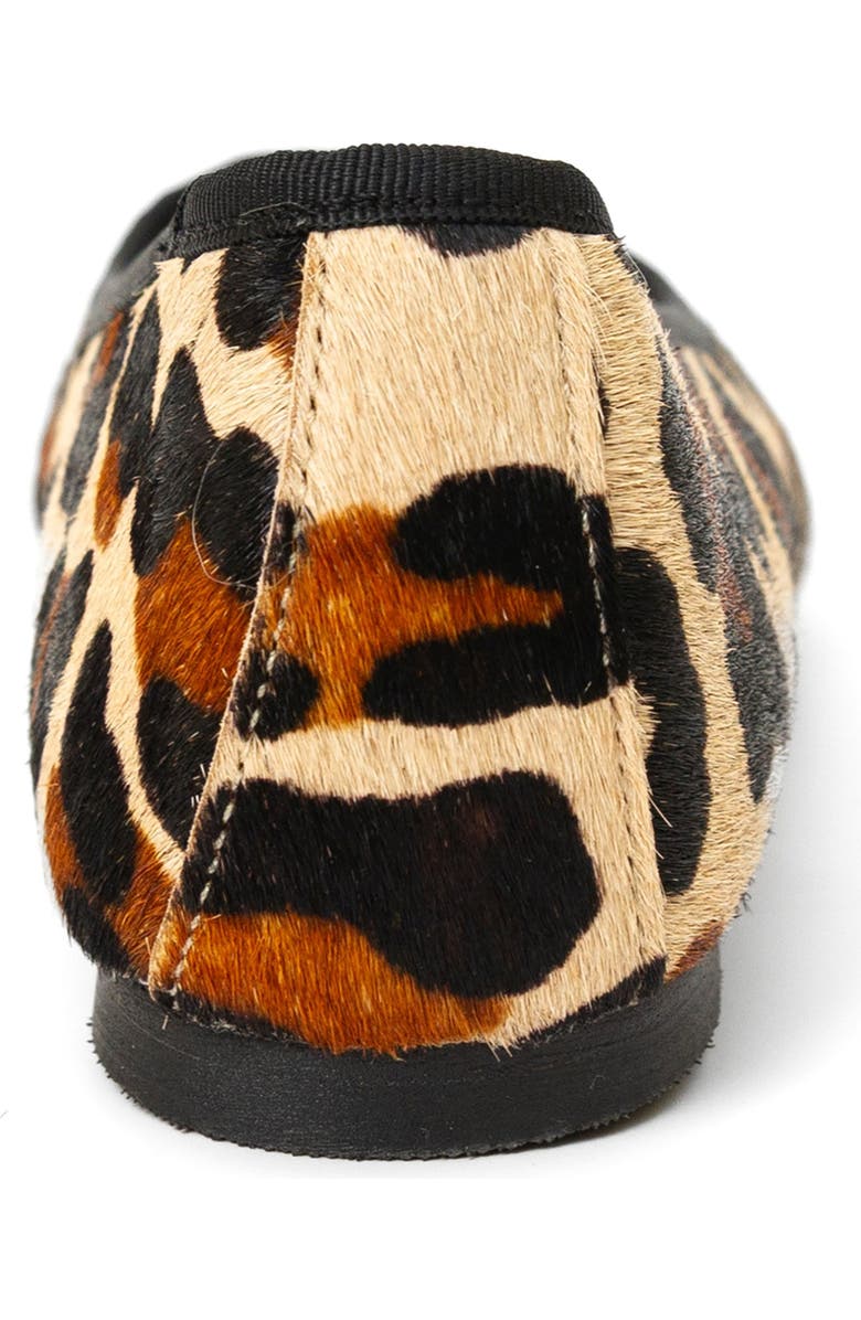 Menina Step Sandrine Ballet Flat, Alternate, color, Leopard Print