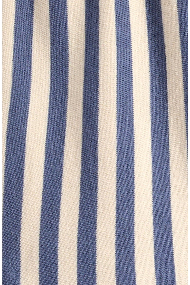 Marine Stripe Terry Cloth Shorts, Alternate, color, MARINE