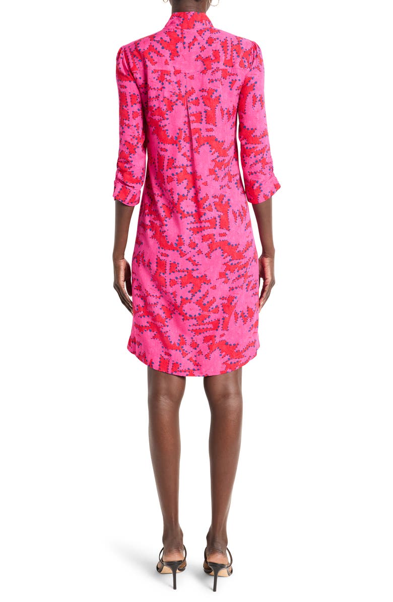 NIC+ZOE Clashy Petals Ruffled French Terry Dress, Alternate, color, 