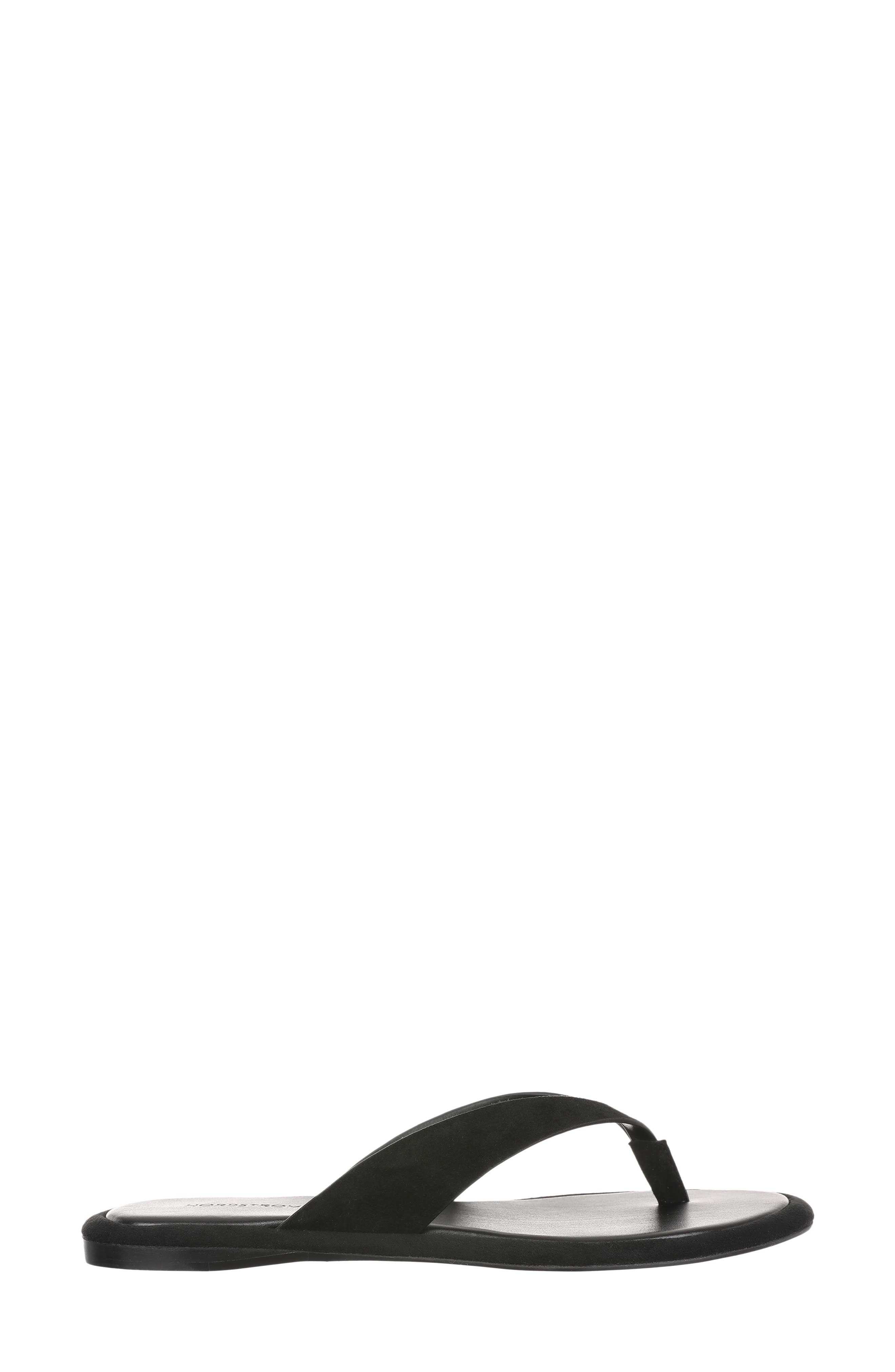 Nordstrom Eviana Flip Flop, Alternate, color, Black
