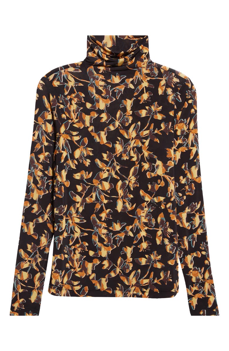 Ulla Johnson Aurelia Funnel Neck Jersey Top, Alternate, color, Solaris