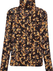 Ulla Johnson Aurelia Funnel Neck Jersey Top