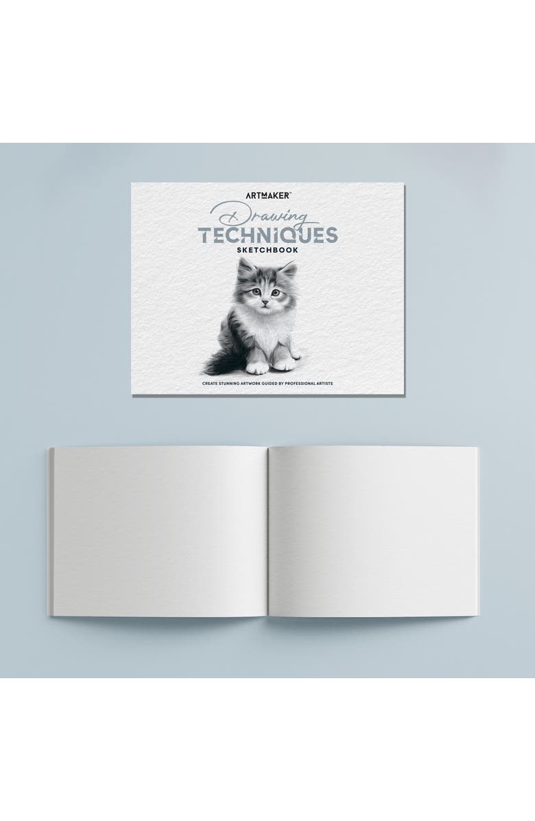Art Maker Drawing Techniques, Complete Studio Starter Kit, Instruction Book, Alternate, color, Multicolored
