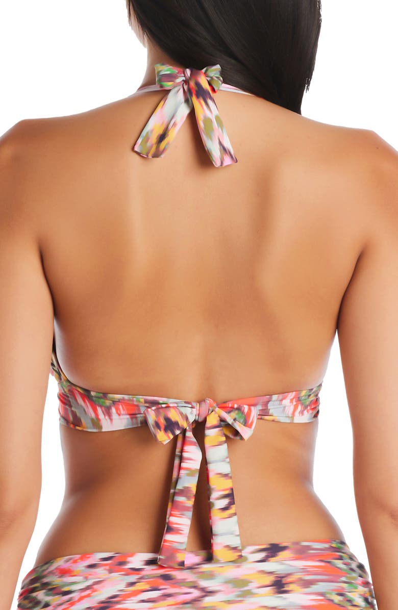 BLEU by Rod Beattie Free Spirit Ring Halter Bikini Top, Alternate, color,