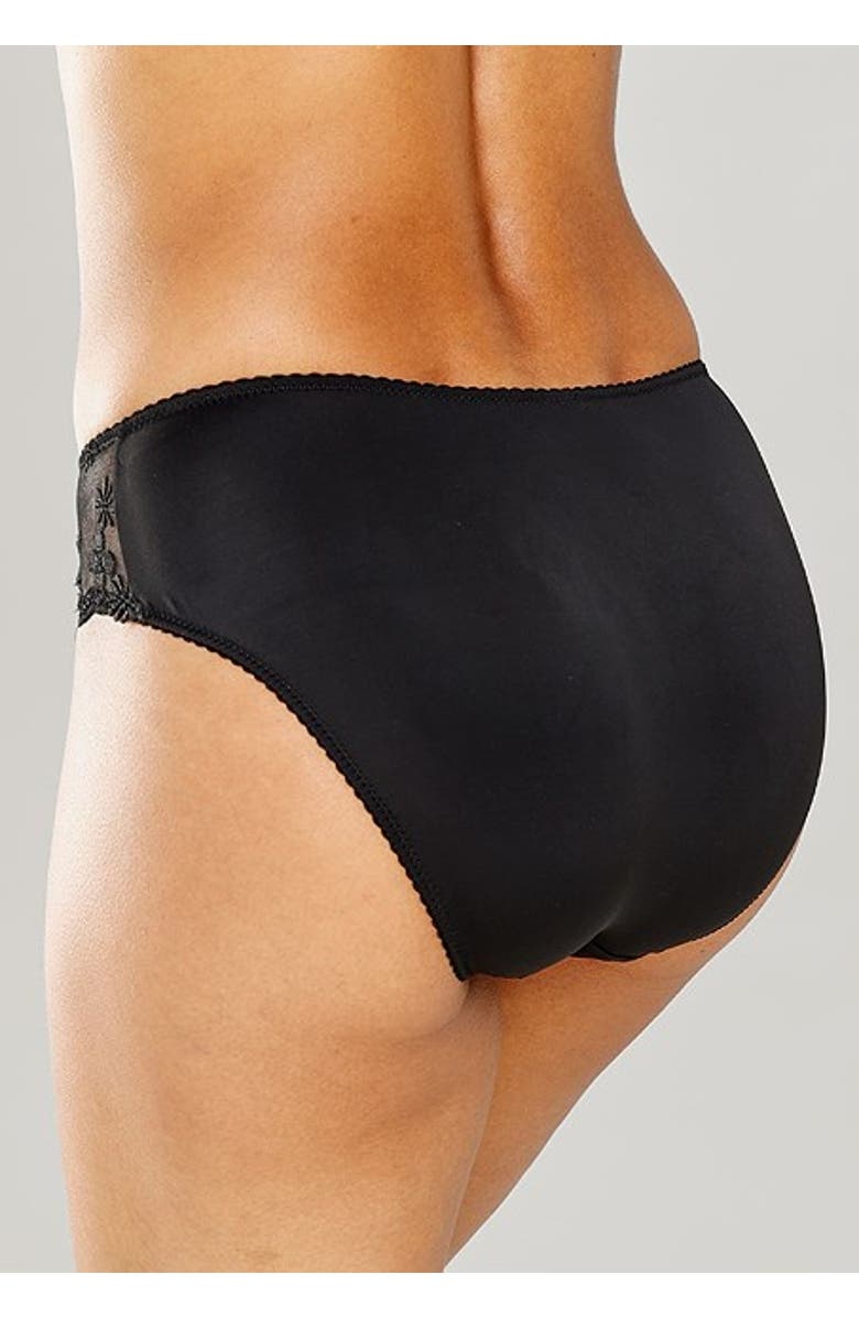 LASCANA Women's Floral Lace Hipster Panty, Alternate, color, Black