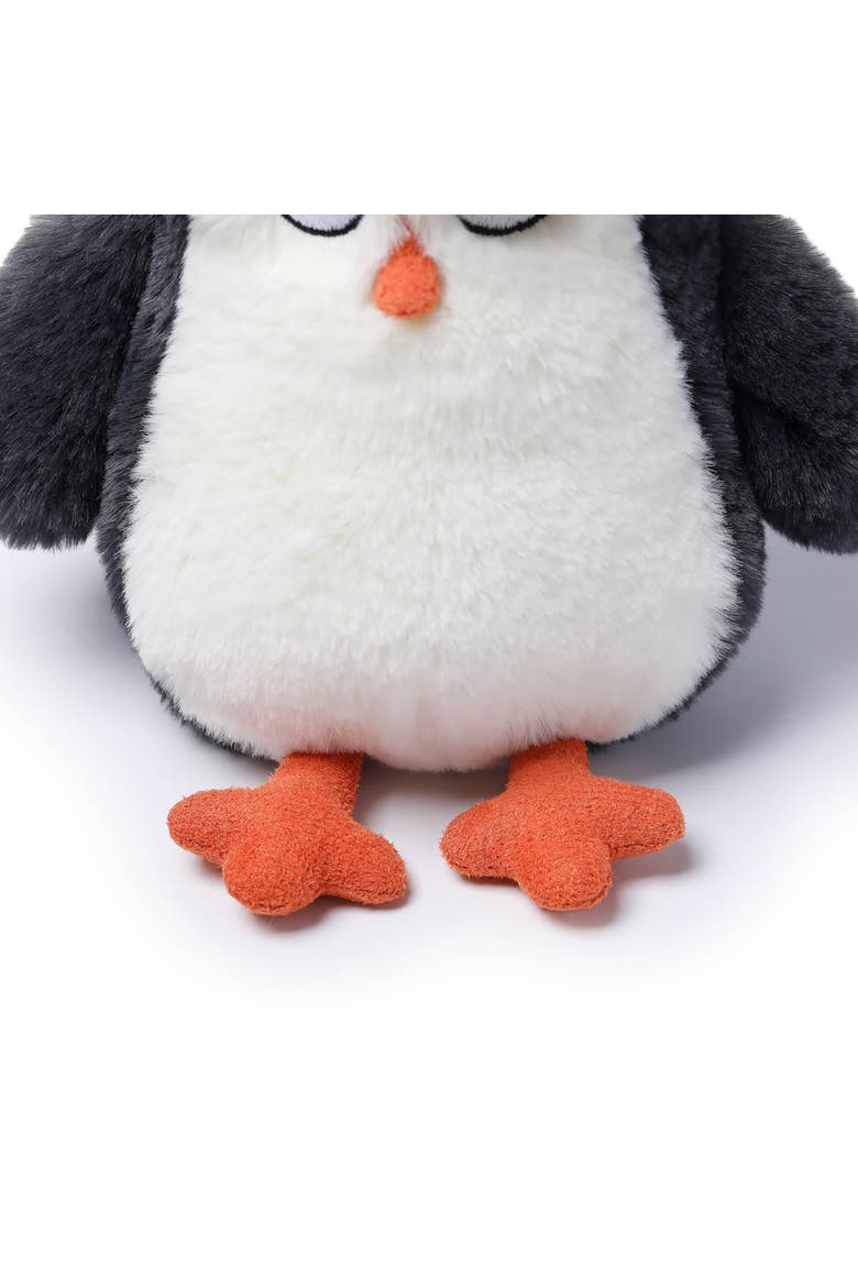 7 Inch Afro Hair Penguin Weighted Stuffed Animal, Alternate, color, Multicolored