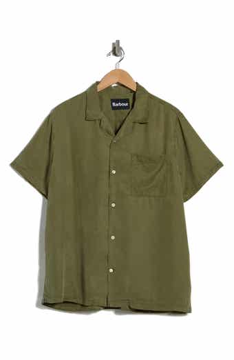 Barbour Archer Relaxed Cotton Seersucker Camp Shirt