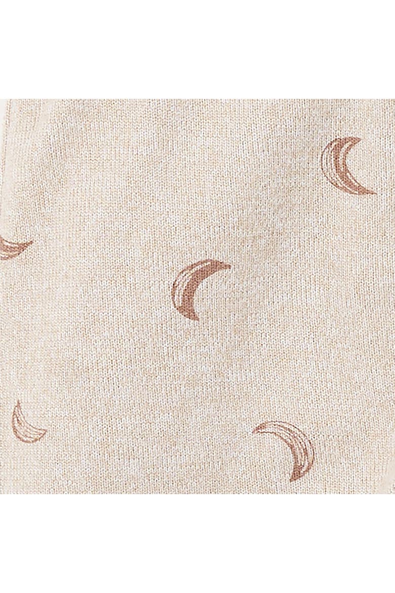 Brushed Hacci Top and Pant Set, Alternate, color, Oatmeal Moon