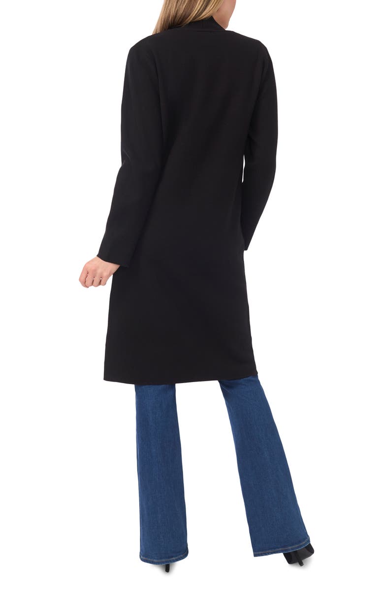 Halogen<sup>®</sup> Open Front Longline Cardigan, Alternate, color, Rich Black