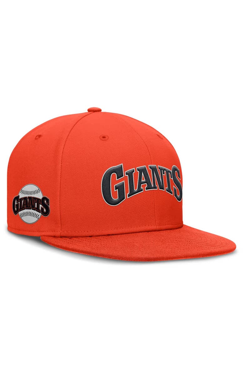 Nike Men's Nike Orange San Francisco Giants Cooperstown True Performance Fitted Hat, Alternate, color, 