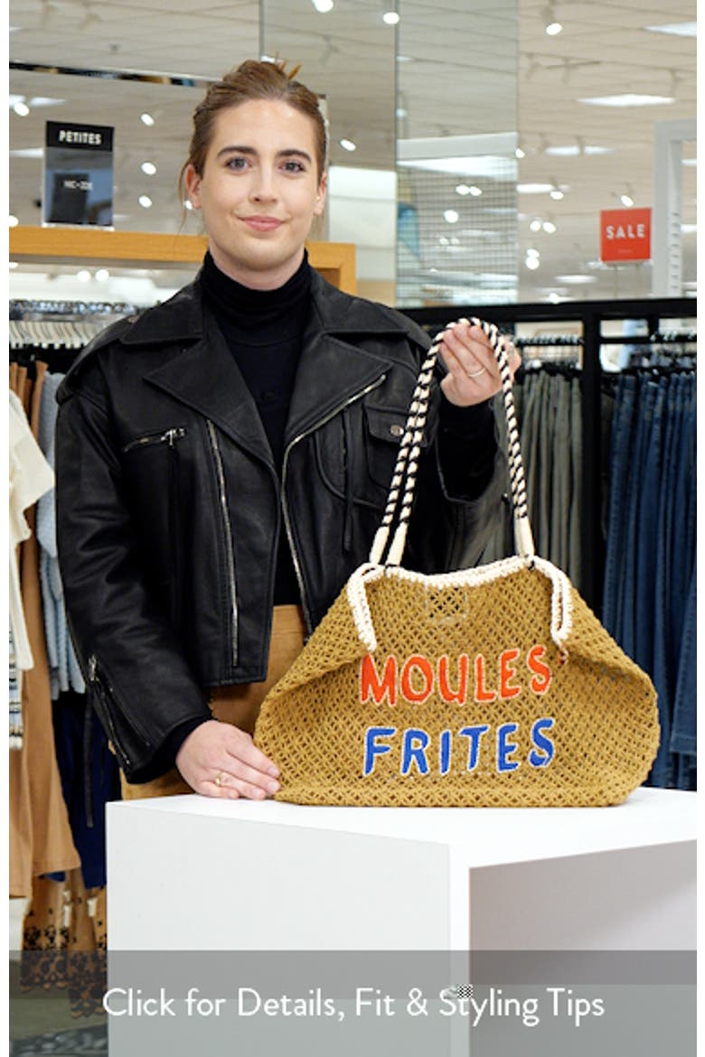Lété Moules Frites Cotton Crochet Tote video