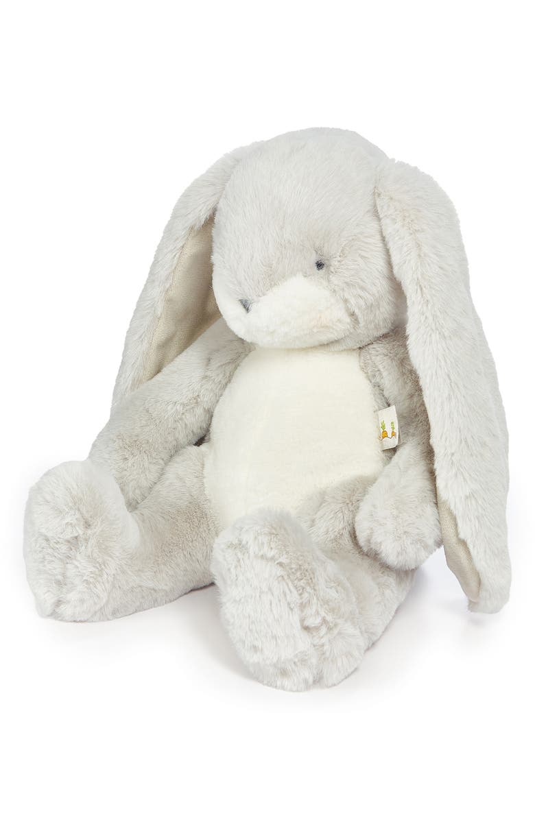 Bunnies by the Bay Sweet Nibble Bunny Stuffed Animal, Alternate, color, Gray