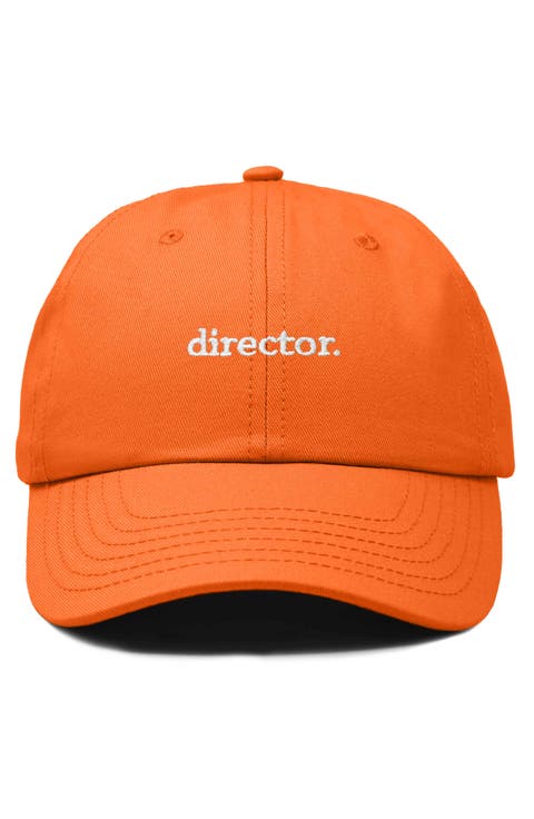 Director Embroidered Low Crown Cap