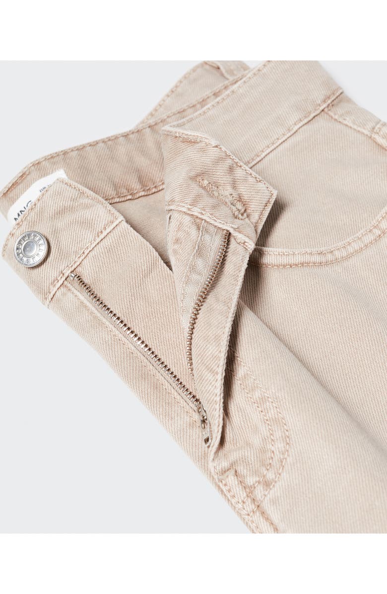 MANGO Relaxed Straight Leg Cargo Jeans, Alternate, color,