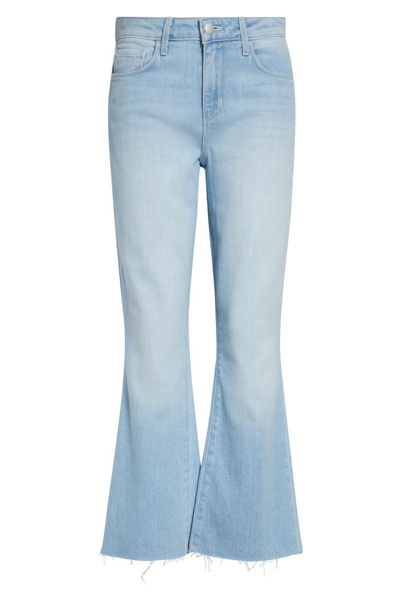 Kendra High Waist Crop Flare Jeans, Alternate, color, BAYRIDGE