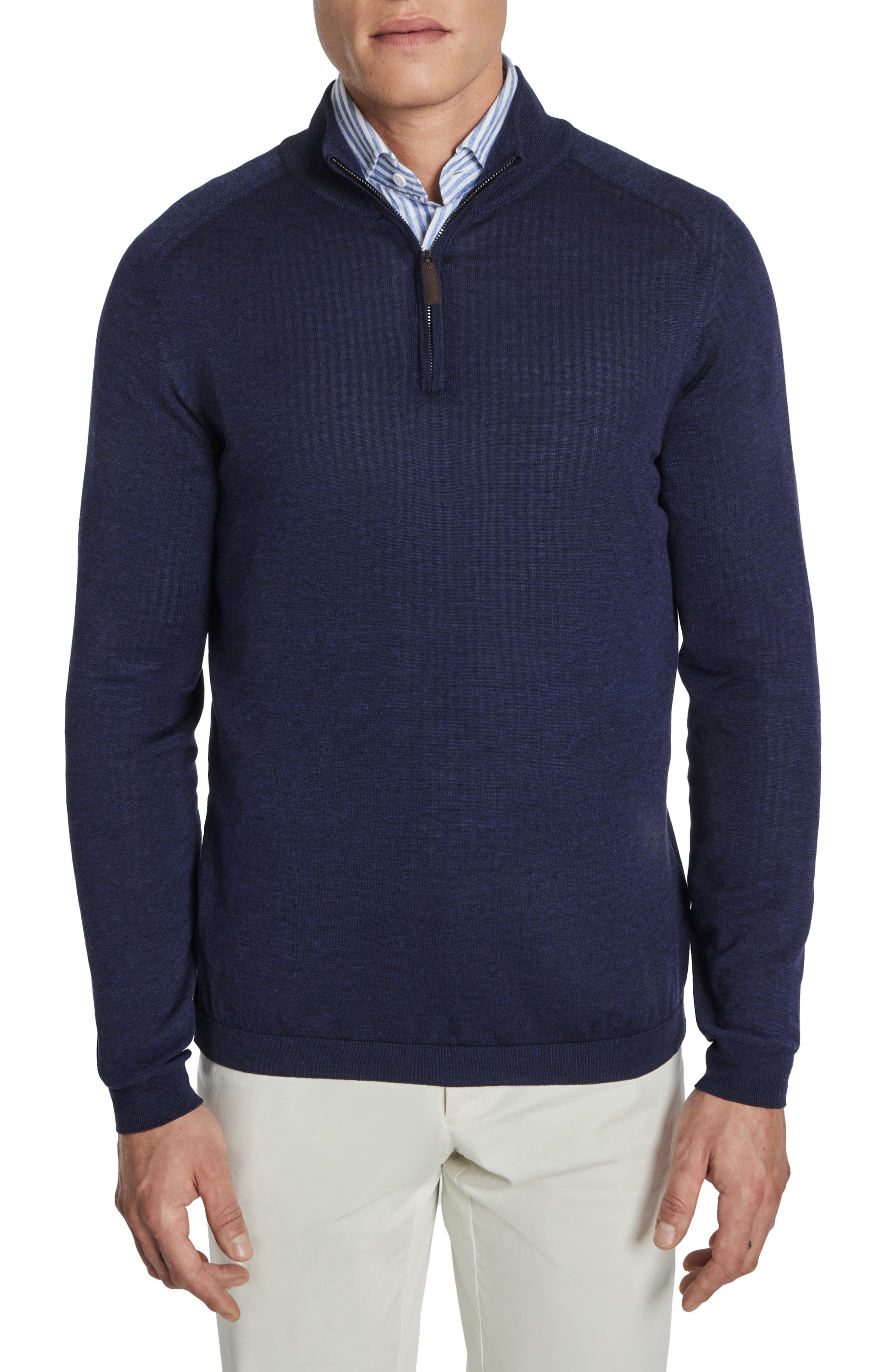 Jack Victor Braulio Quarter Zip Sweater