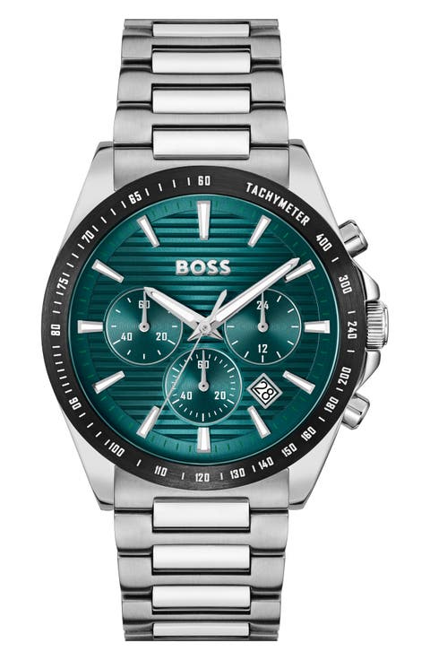 Strike Chronograph Bracelet Watch, 41mm