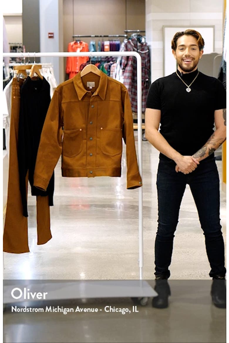 Bedford Cotton Corduroy Snap-Up Jacket video