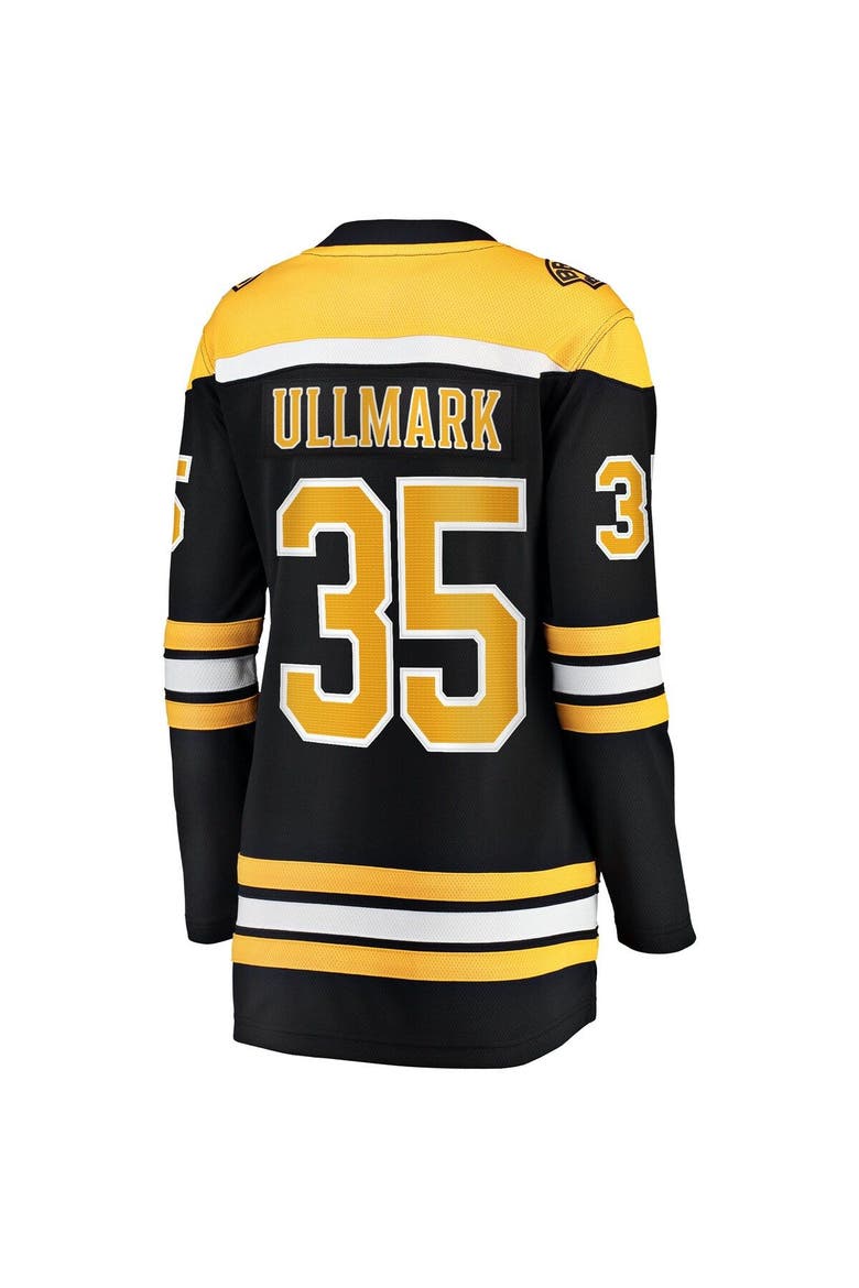 Women's Fanatics Branded Linus Ullmark Black Boston Bruins Home Breakaway Player Jersey, Alternate, color, Black
