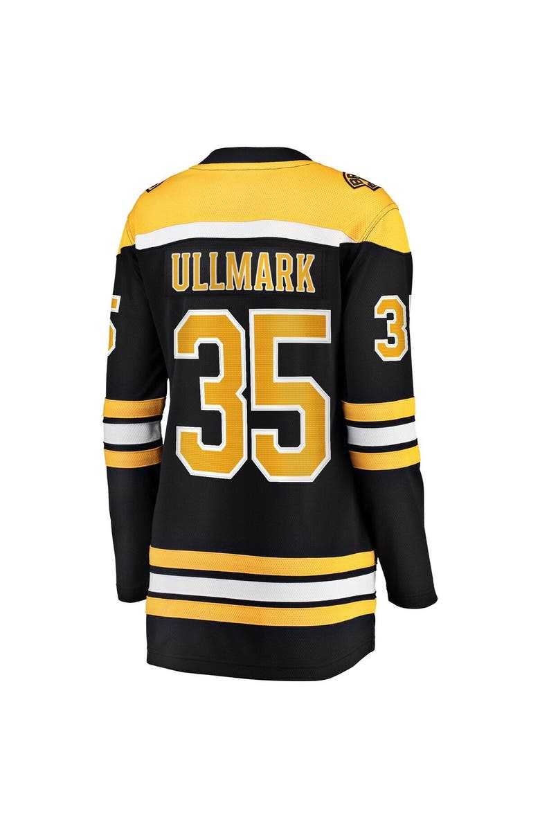 FANATICS Women's Fanatics Branded Linus Ullmark Black Boston Bruins Home Breakaway Player Jersey, Alternate, color, 