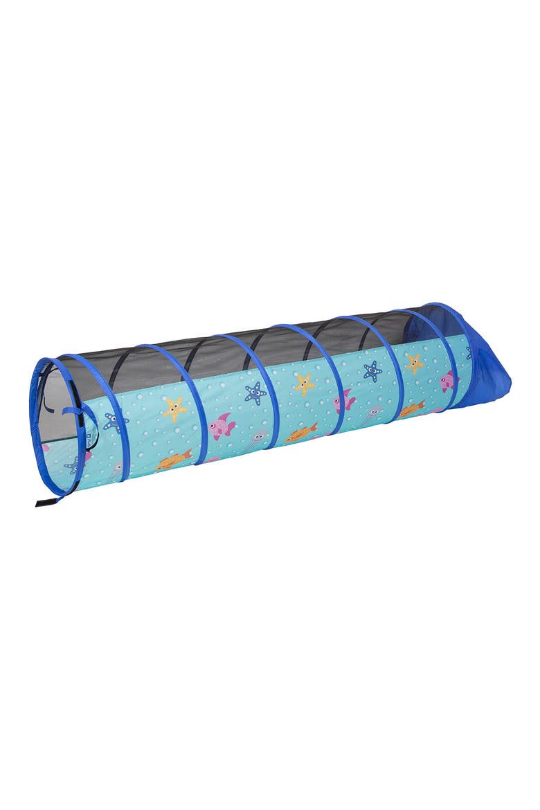 Sea Buddies 6-Foot Play Tunnel, Main, color, BLUE
