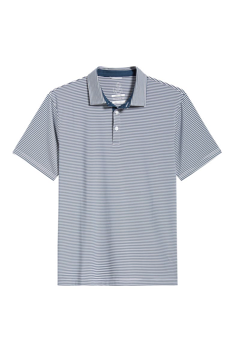 Smith Stripe Performance Golf Polo, Alternate, color, NAVY-WHITE