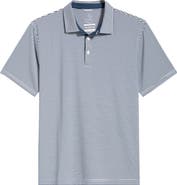 Swannies Smith Stripe Performance Golf Polo